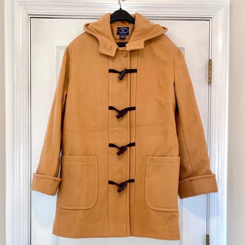 Chelsea Cambell  Wool Blend Toggle Duffle Coat, Medium